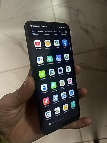 xiaomi red rice: Redmi, Redmi 10A, Б/у, 64 ГБ, цвет - Черный, 2 SIM — 1