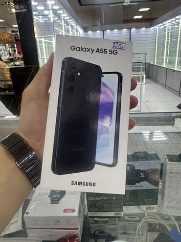 телефон новый самсунг: Samsung Galaxy A55, Жаңы, 128 ГБ, түсү - Кара, 2 SIM — 1