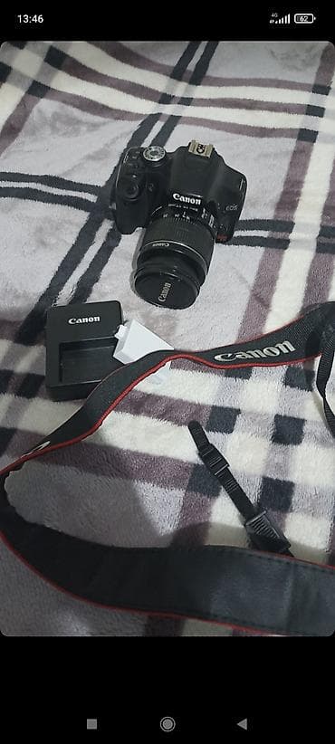 canon 4018: Canon 500d 18-55mm Новый аккумулятор В комплект: Зарядка оригинал — 1