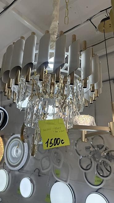 чешскую хрустальную люстру: Люстра подвесная, модель 99005. Диаметр 400 мм, высота 360 мм — 1