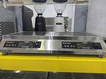 Кафелер, ресторандар үчүн: Промышленная индукционная плитка (настольная), двухконфорочная - Тип — 1