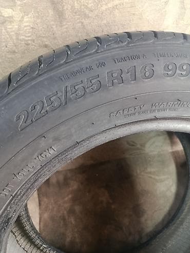 55: Шины 225 / 55 / R 16, Лето, Б/у, Комплект, Легковые, Корея, Kumho — 2
