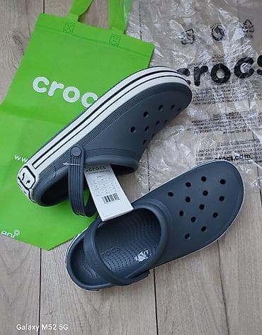 Босоножки, сандалии, шлепанцы: Мужские сандалии, 44, Crocs, Новый, цвет - Серый, Самовывоз — 5
