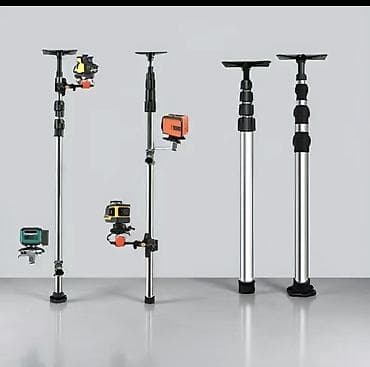 нивелир: Телескопическая стойка для лазерного уровня (напольная распорная — 2