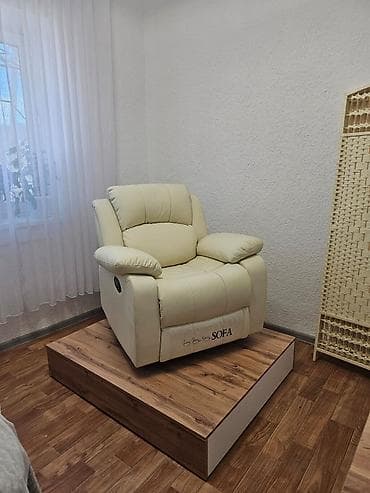 inversion stol: Кресло-реклайнер с подставкой для ног Удобное мягкое кресло для — 5