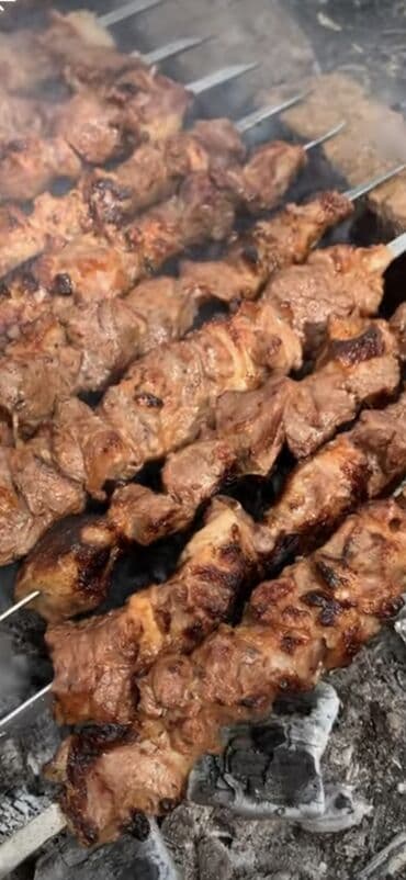 семена арбузы: Маринад готовый Шашлык из баранины — маринованный. - Мясо: отборная — 3