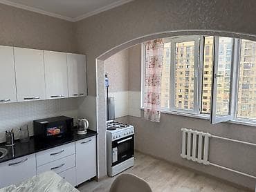 бишкек квартира 1 комнат: 1 комната, 44 м², 106 серия, 7 этаж, Косметический ремонт — 2