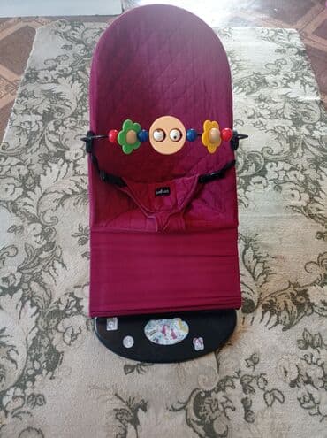 детские спортивные костюмы леопардовые: Детский шезлонг-качалка Good Luck - Цвет: бордовый, стеганый — 1