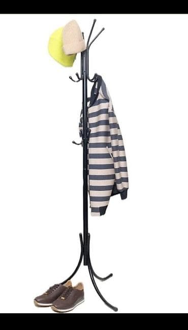 вешалки для одежды для магазина: Напольная вешалка для одежды - Тип: стойка-вешалка - Материал: металл — 1