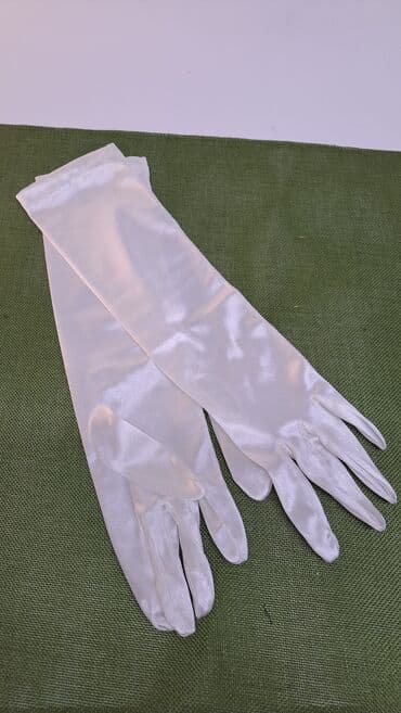 купить золотые серьги с жемчугом: Перчатки, варежки, Женские, Новый, цвет - Белый — 17