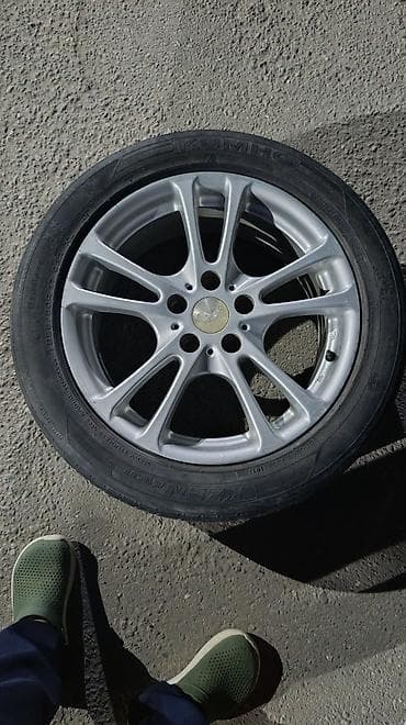 full construction: Колеса в сборе 225 / 50 / R 17, Зима, Б/у, 1 шт, Легковые, Литые, отверстий - 5 — 1