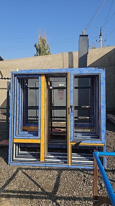 кайлор: Теплые алюминиевые окна/двери серии 75 мм, цвет 7024 RAL - Профиль — 7