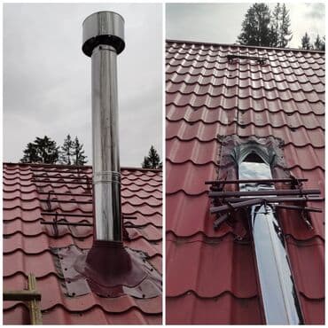 отопление дом: Услуги по дымоходам для котлов и печей: - Установка дымоходов из — 4