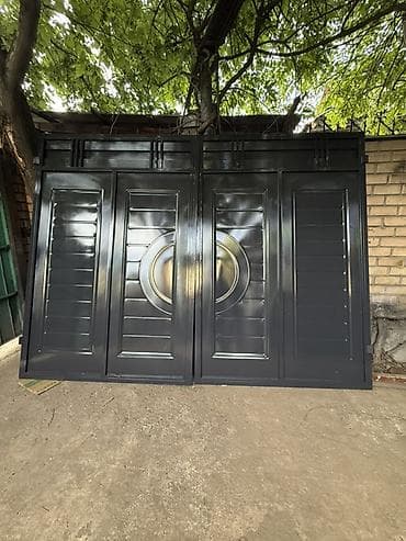 Металлические ворота и калитки, готовые комплекты. - Материал: сталь lalafo.kg да Металлические ворота и калитки, готовые комплекты. - Материал: сталь