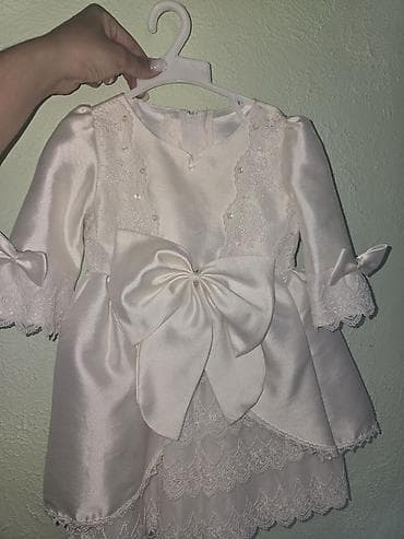 женские кофта: Детское платье, цвет - Белый — 3