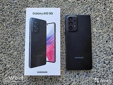 7 iphone: Samsung Galaxy A53 5G, цвет - Черный, 2 SIM — 1