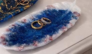 Шкатулки и подставки: Авторские подставки и тарелочки из эпоксидной смолы - Коллекция в — 2