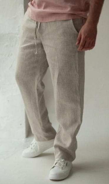 Рубашки: Мужские льняные брюки, размер: L-XL, бренд FIN (www.finwear.com). - — 5