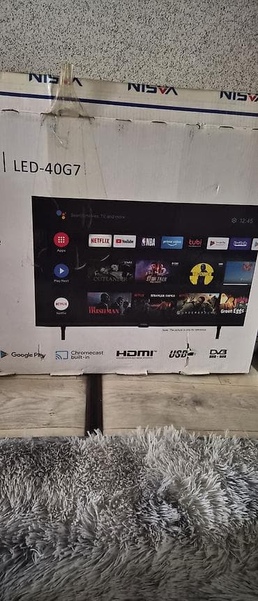 Смарт-телевизор Visin LED-40G7, диагональ 40". Ключевые особенности