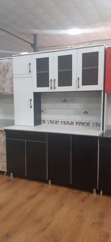 буфет для кухни: Буйрутма эмеректер, Идиштер сакталуучу шкаф, Ашкана гарнитурасы — 6