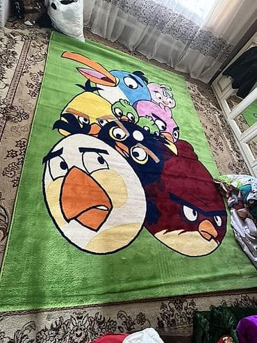 арзан гилем: Детский коврик Тканый, Прямоугольный — 1