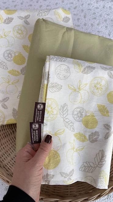 Постельное бельё из «washed cotton» (варёный хлопок) - Материал: 100%