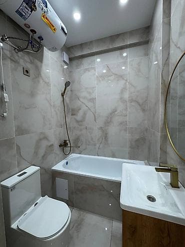Квартиры: 1 комната, 42 м², Элитка, Кок-Жар ж/м Элитка, 4 этаж, Евроремонт — 3