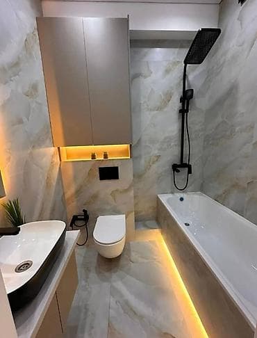 3 комнаты, 97 м², Асанбай мкр 12 этаж, Дизайнерский ремонт — 3