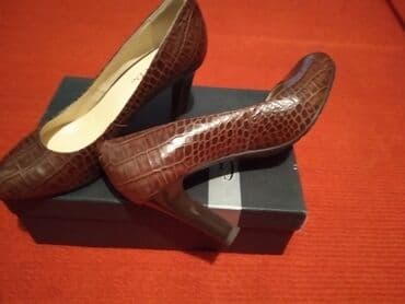 second hend: Коричневые кожаные туфли фирмы CLoTILDe. Б/у обувала 1 раз. В — 7