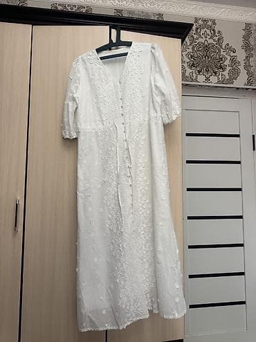 Повседневное платье, Made in KG, Лето, Длинная модель, Хлопок, Стандарт at lalafo.kg Повседневное платье, Made in KG, Лето, Длинная модель, Хлопок, Стандарт