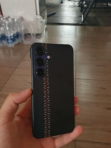 goggle pixel: Samsung Galaxy S25, Б/у, 256 ГБ, цвет - Синий, 2 SIM, eSIM — 5