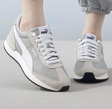 Мужские кроссовки, 42, Puma, Б/у, цвет - Серый, Самовывоз