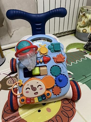 Развивающий ходунок‑столик 2‑в‑1 для малышей. Состояние хорошая