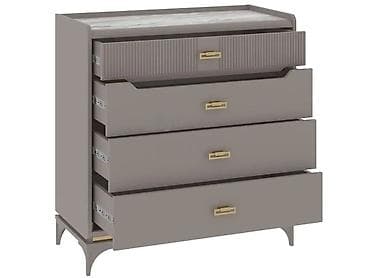 Спальные гарнитуры: Спальный гарнитур, Б/у, Двуспальная кровать, Комод, Шкаф, Россия, цвет - Коричневый — 4