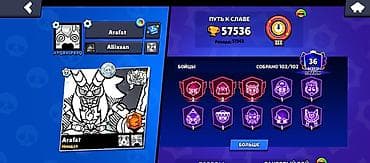 winning star: Сначала оплата патом акк:Игровой аккаунт Brawl Stars - Трофеи: 57 536 — 2