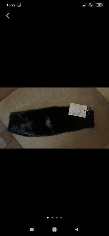 шкурки норки: Продаю шкурки норки в пластинах темно-коричневого и черного цветов — 4