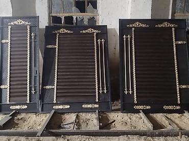 Металлическая дверь на заказ, Для частного дома, Двухстворчатая, Стальная