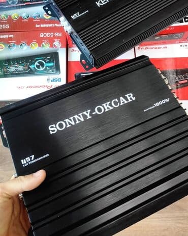 автомагнитола бишкек: 4х канальные усилители китайских реплик типа pioneer, sony,kenwood — 9