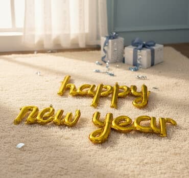 гирлянды на новый год: Гелиевые шарики в форме букв Набор воздушных буквенных шаров для — 1