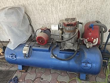 Курулуш материалдарын өндүрүү: Компрессор Боёо үчүн, Электр, Поршень, Колдонулган — 1