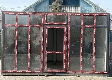 сстроительная бытовка в аренду: Павильон/киоск из металлокаркаса с панорамным остеклением(40 тоник — 8