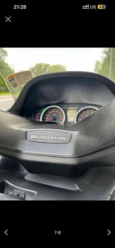 скутера: Макси‑скутер Suzuki Burgman (серия 400) в комплектации для дальних — 9