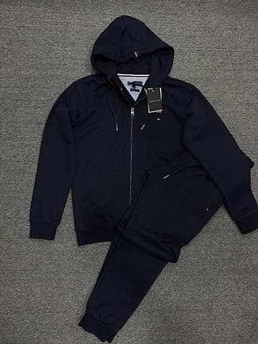 tech fleece: Мужской спортивный костюм, S, M, L, Tommy Hilfiger, Новый, цвет - Синий, Самовывоз — 1