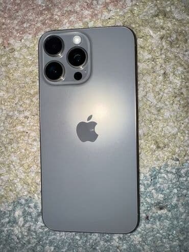 iphone новый: IPhone 15 Pro Max, Б/у, 256 ГБ, Natural Titanium, 86 % — 1