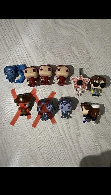 Коллекция мини-фигурок kinder joy Funko по сериалу «Stranger Things»