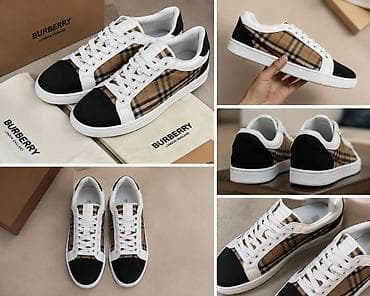 Мужские кроссовки, 42.5, Burberry, Новый, цвет - Белый, Самовывоз, Бесплатная доставка, Платная доставка — 1