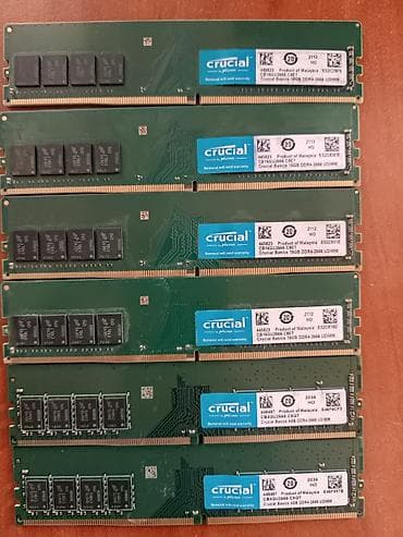 ssd 990: Оперативная память (RAM) для ПК, Б/у, Crucial, 16 ГБ, DDR4, 2666 МГц — 1