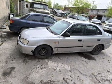 бампер hyundai solaris: Hyundai Accent: 2001 г., 1.6 л, Автомат, Бензин, Седан — 1