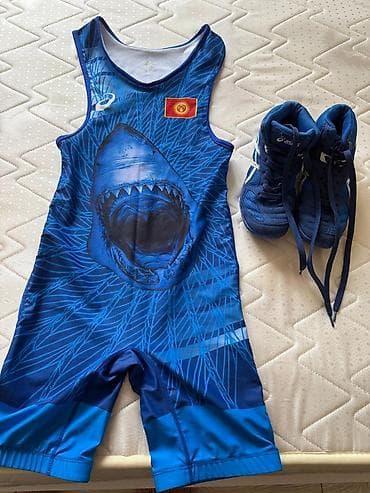 asic: Борцовский комплект для вольной/греко‑римской борьбы. Состав набора — 2