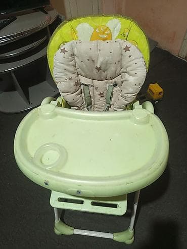контейнер мини: Детский стульчик для кормления - Цвет: светло‑зеленый. - Съёмный — 2
